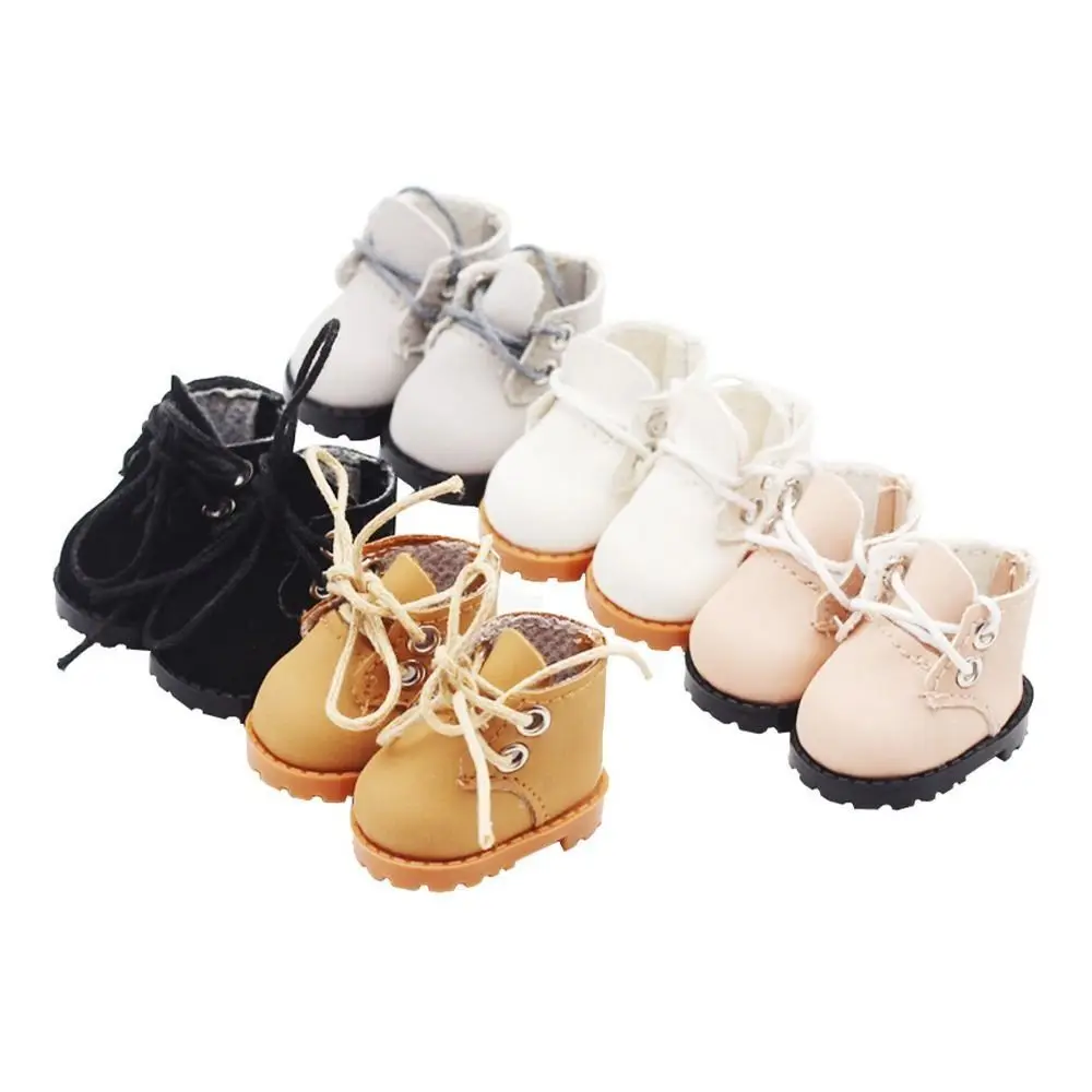 Fashion 3.8CM FOR Shoes Handmade DIY Mini Shoes Replacement Accessories Leather Shoes Cotton