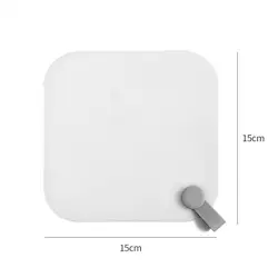 Waterproof Silicone Drain Covers for Kitchen and Bathroom Hair and Odor Prevention (WHITE)