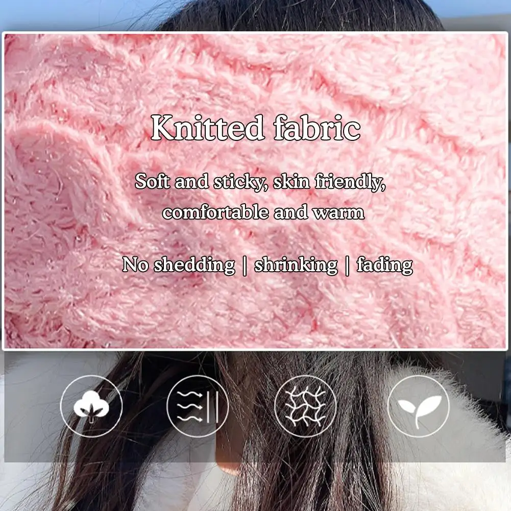 남녀공용 두꺼운 플러시 귀마개, 따뜻한 편안한 방풍 이어 보호대 커버, 야외 사이클링 스키 오토바이, 겨울