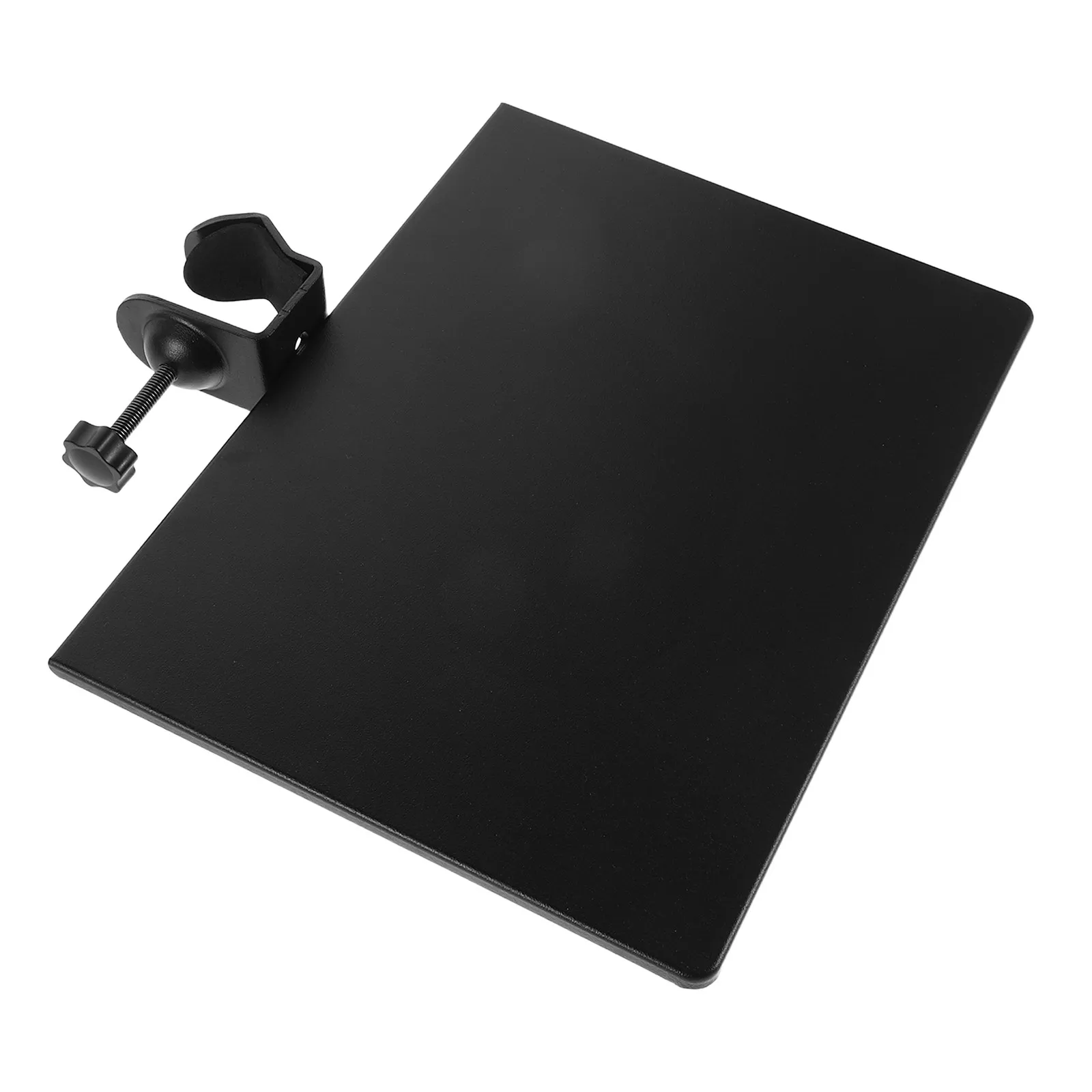 금속 마이크 스탠드 트레이 조정 가능한 클램프온 홀더 라이브 스트리밍 가라오케 콘서트용 사운드 카드 정리함