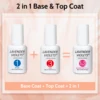 12pcs Dip Powder Nail Kit, 6 Nude Pink Colors Dipping Powder and Essential Base Top Coat Activator for Nail Art Design 4