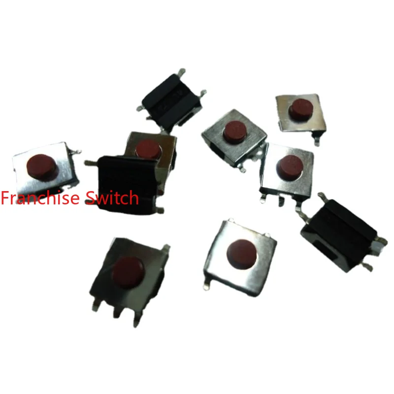 10PCS High Quality Patch 6*6*3.1 Touch Key Switch Five-pin Imported Shrapnel 10pcs imported tact switch 6 6 7 3 square head key micro audio home appliances