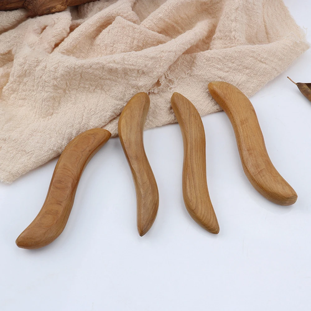 Sandalwood Acupoint Stick Wooden Acupoint Stick Dial Massage Meridian Pen Foot Sole Massage Tool 1Pcs
