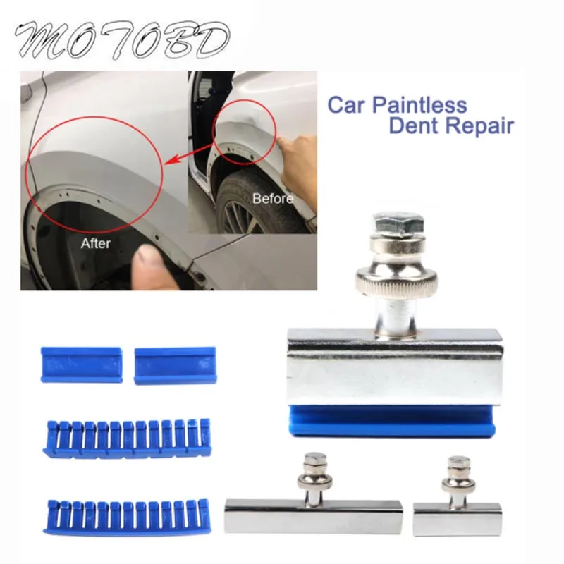 

6Pcs Car Dent Repair Replacement Tool Universal Paintless Adhesive Blue Glue Tabs Tools Kit for Auto Dent Body Repair Tool