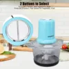 Electric Meat Grinders 2L Food Crusher Quick Chopping Mixing Multifunctional Vegetable Slicer Processor Chopper Kitchen Tool 1