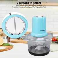Electric Meat Grinders 2L Food Crusher Quick Chopping Mixing Multifunctional Vegetable Slicer Processor Chopper Kitchen Tool 1