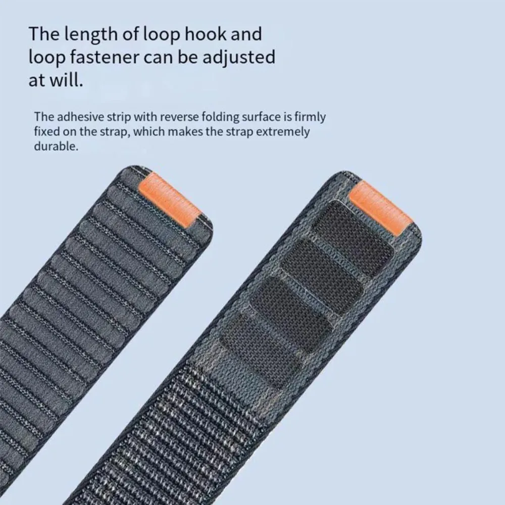 Wave Pattern Braided Nylon Strap - Enhanced Replaceable Band