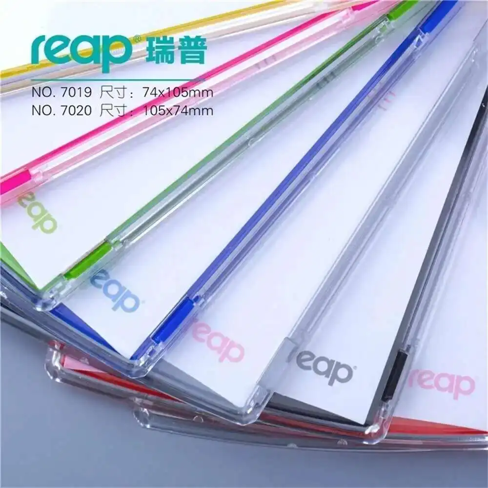 7119 Big Reap Size(105mmx74mm) With Lanyard Id/ic Card Holder Tag Badge For Kids Name School Camp Office Business