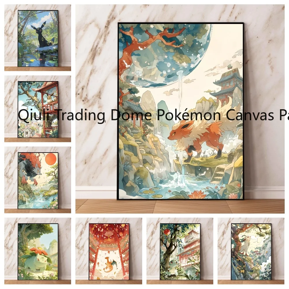 

Картина на холсте, аниме, флуоресцентная картина, Постер и печать акварелью, Настенная картина, домашний декор, детские подарки