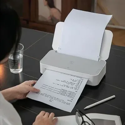 GlowMartHPRT U200 A4 Portable WIFI Thermal Transfer Printer Remote Offsite Printing No Thermal Paper Required Web/Text/Image