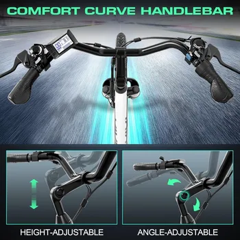 Electric Bike, 1000W Peak Ebike 22MPH Electric Bike for Adults, 48V Removable Battery, Cruise Control, 26 5