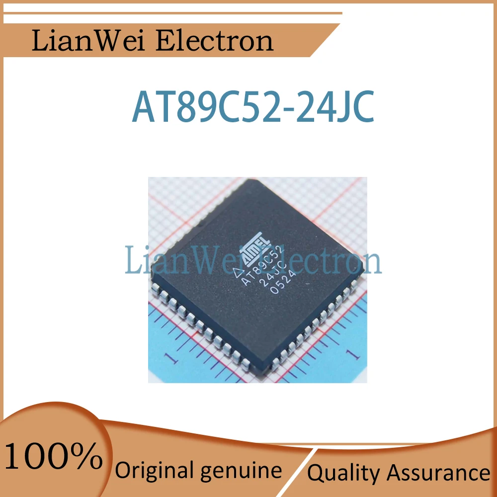 

AT89C52 AT89C52-24JC IC Chip PLCC-44