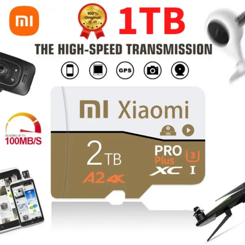 Xiaomi 2Tb Sd Memory Card 1Tb 512Gb 256Gb A2 U3 Micro Tf Sd Card 128Gb 64Gb Scheda Flash Tf Ad Alta Velocità Per Giochi Nintendo Switch