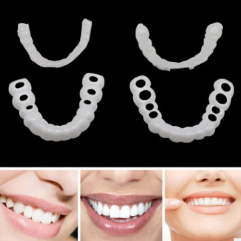 2 Sets =4 pieces Instant Perfect Smile Teeth Teeth Veneers Whitening