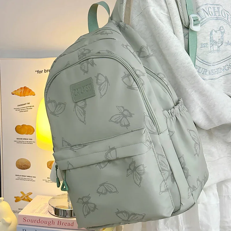 Stylish Large Capacity Laptop Backpack Simple Cute Girl Travel Backpack For Women With USB Charging Port 2