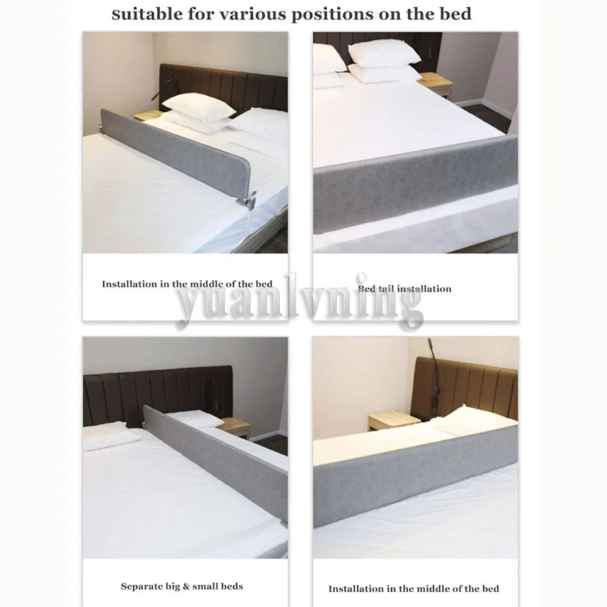 Baby Child Bed Separation Artifact Sleeping Safety Bed Fence Middle Anti-pressure Partition Baffle Anti-Falling Middle Guardrai