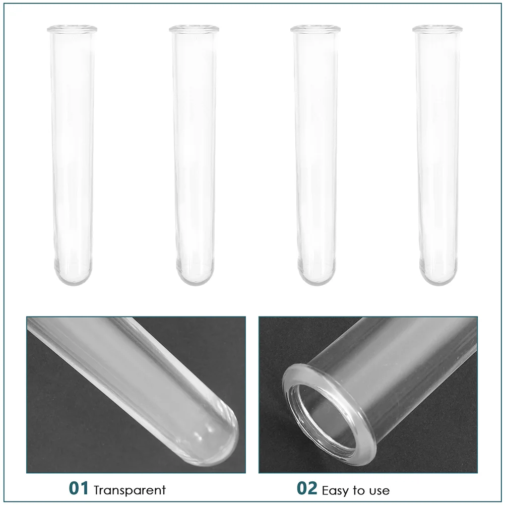 4 Pcs Hydroponic Vase Flower Test Tube Vases Propagating Tubes for Plants Arrangement Fresh Flowers Floral Propagation 2
