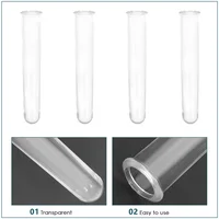 4 Pcs Hydroponic Vase Flower Test Tube Vases Propagating Tubes for Plants Arrangement Fresh Flowers Floral Propagation 2