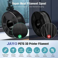 JAYO 3D PETG/PETG Transparent Filament 1.75mm PLA Filament For Bambu FDM 3D Printer PLA Neatly Wound 3D Printing Material - Image 2
