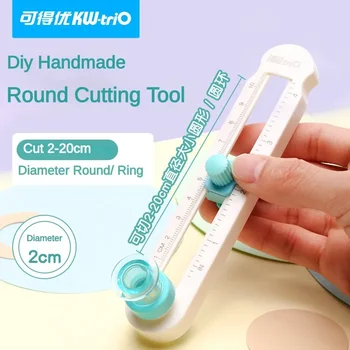 Coltello da taglio rotondo bussola fai da te taglierina circolare 360 taglierine per Scrapbooking regolabili tagliacarte circolare per Scrapbooking