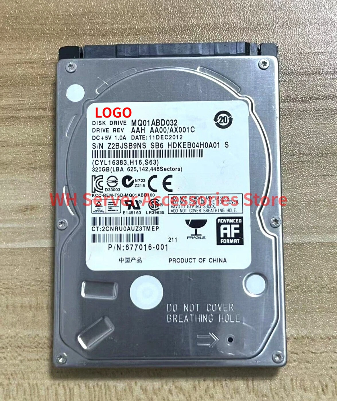 도시바 MQ01ABD032 320GB 5400RPM 8MB 2.5인치 SATA HDD 노트북 하드 디스크 드라이브