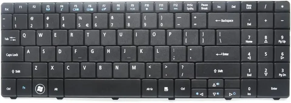

Сменная клавиатура, совместимая с ACER Aspire 5516 5517 5532 5534 5732 7315 Emachines E525 E625 E627 Series, Черная