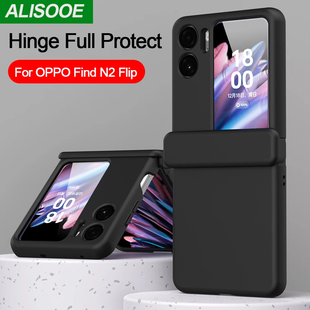 

Hinge Cases for OPPO Find N2 Flip 5G Case Hinge Full Protection Ultra Thin Hard PC Phone Cover for For OPPO Find N2 Flip Capa