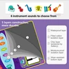 2 In 1 Piano Mat for Kids Piano Keyboard & Jazz Drum Music Touch Play Carpet Baby Toddlers Music Instrument Education Toys Gift 4