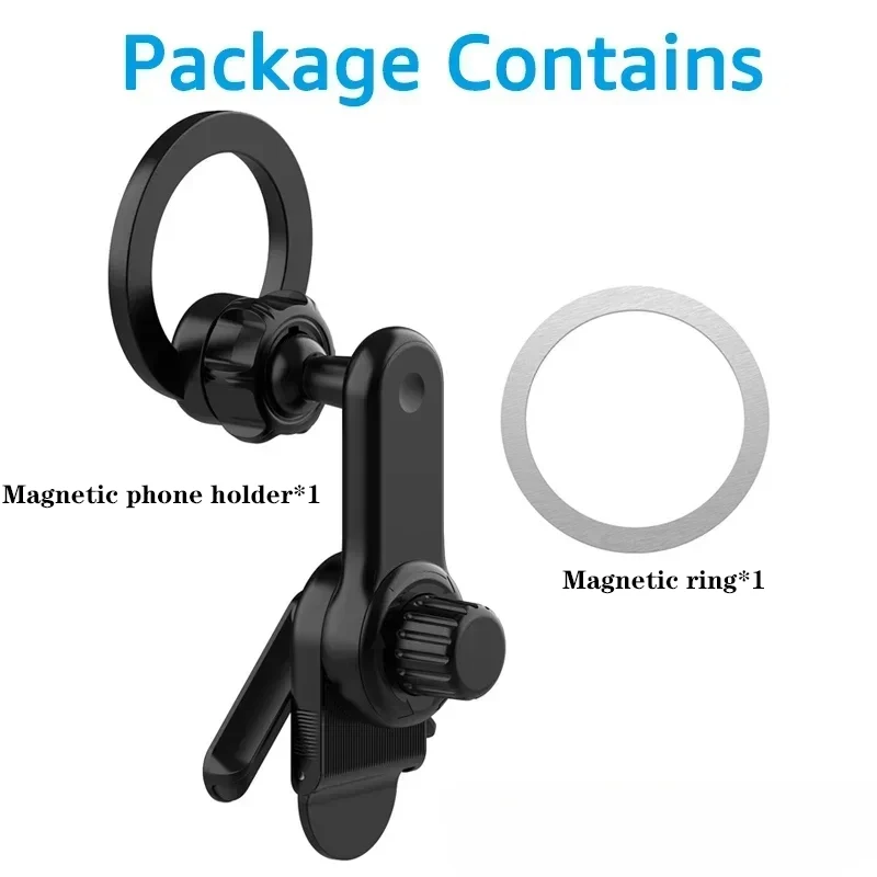 360 °   Soporte Magnético Giratorio para Coche, Soporte para Teléfono con Imán Potente para Pantalla de Coche Tesla, Compatible con MagSafe Universal para iPhone y Xiaomi