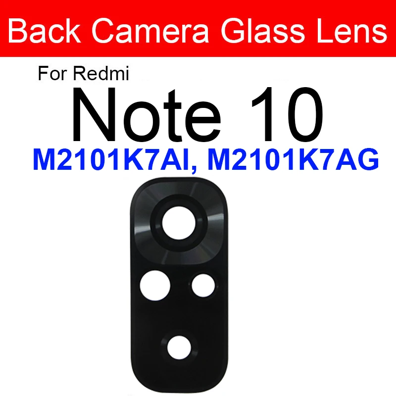 Premium Back Main Camera Glass Lens with Adhesive Sticker