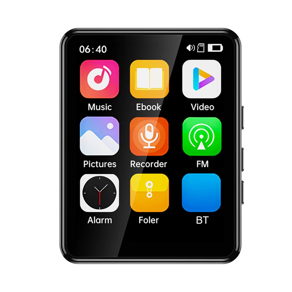 л ũ Bluetooth-Compatible5.3 ޴  ÷̾, MP3 ÷̾, FM  , å, 16 GB, 32 GB, 64GB