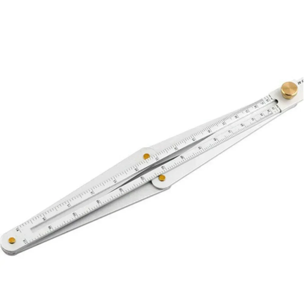 각도기 사각 각도기 실버 스테인레스 스틸 도구 1 Pc 17.1cm 측정 다중 각도 코너 각도 측정기