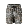 2024 Men's Casual Shorts Men's Leopard Print 3D Printed Beach Shorts Casual Suitable for Surfboard Personality Summer 3
