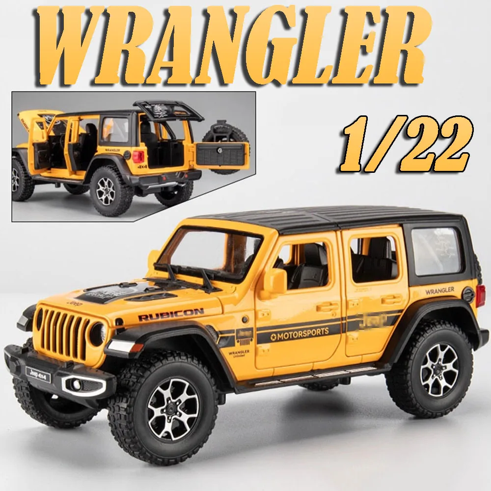 Wrangler G63 Alloy Diecast Off-Road Toy Car with Sound and Light Effects