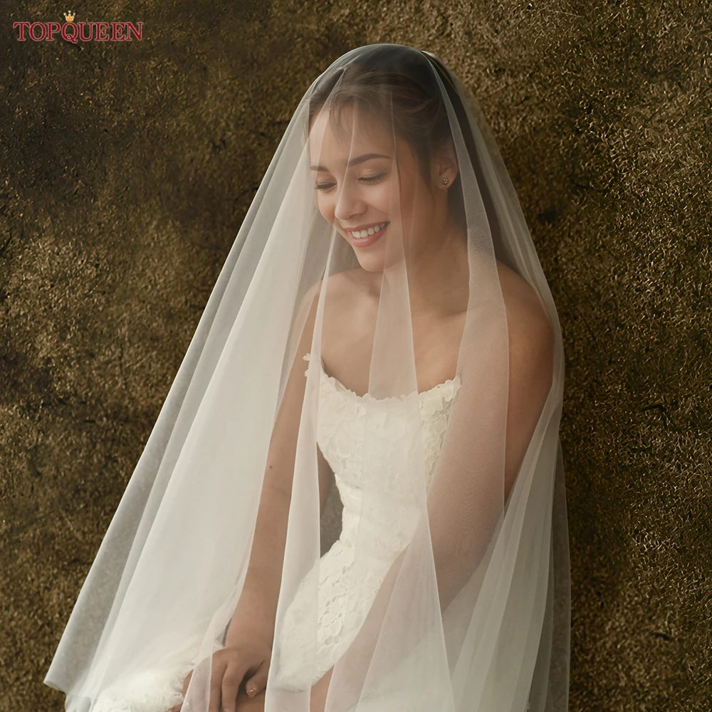 Bridal Veil 3m Long Double Layer Customizable
