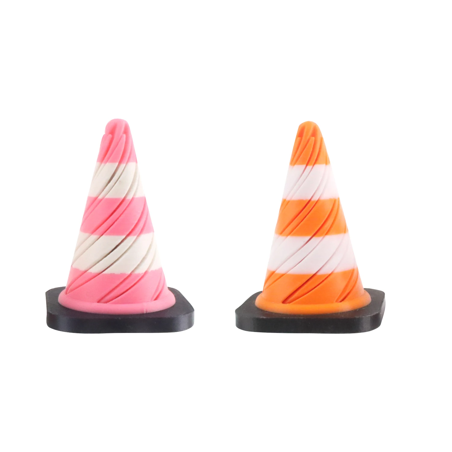Fidget Toy 3D Printed Traffic Bucket Spiral Cone Simulated Obstacle Traffic Bucket Model