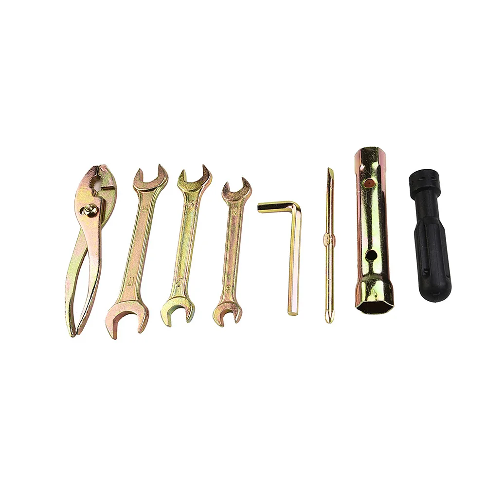 

Set With storage bag New Practical Spanner Accessories Durable Motorcycle Parts Repair Wrench 7Pcs Kit Aluminum