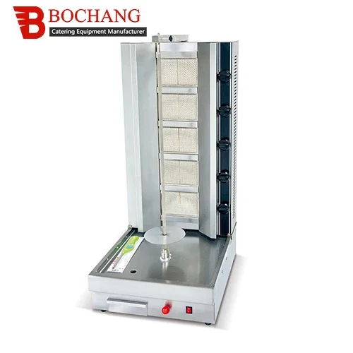 Cheap Price Five Head Gas Dnoner Kebab Machine Shawarma Commercial Kebab Machine for Frying 3