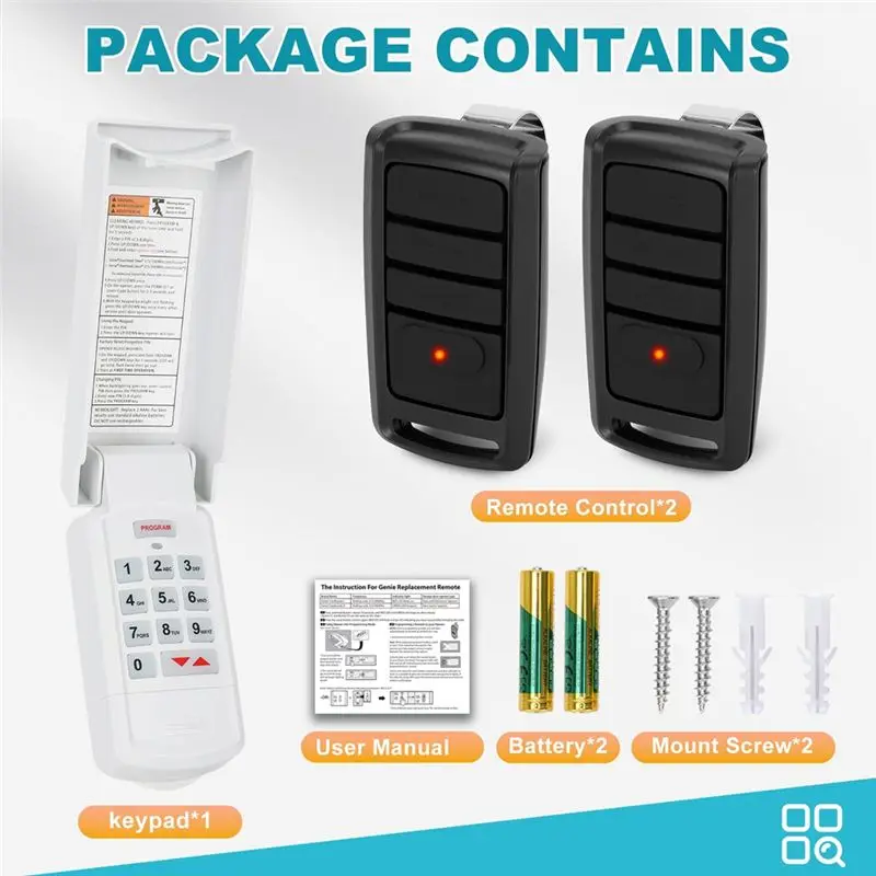 -[A51I 디지털]O3T-A 오버헤드 도어 리모컨, 차고 문 개폐기 키패드 GK-R,315Mhz/가 포함된 오버헤드 차고 문 개폐기 키패드용