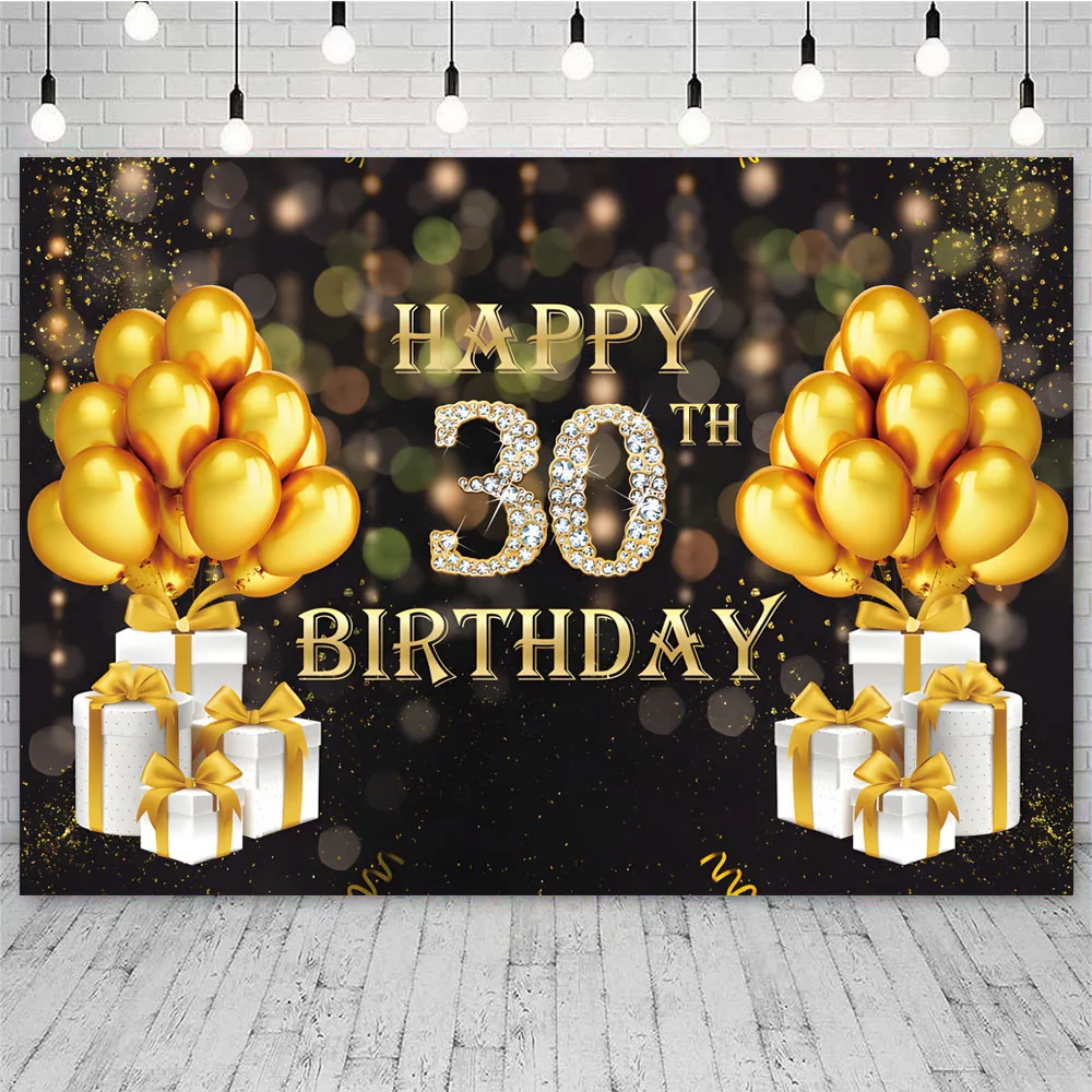 남녀공용 해피 30 생일 풍선 화환 아치 키트 배경막, 테이블 러너 30 주년, 30 주년 생일 파티 장식