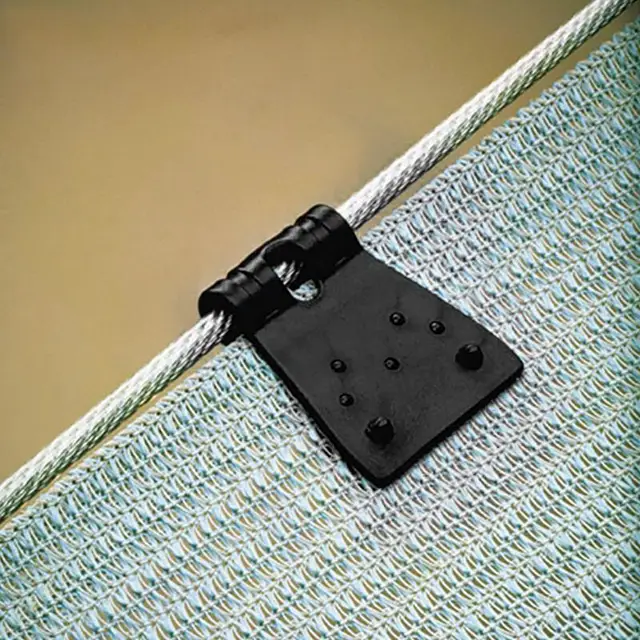 100Db Üvegházhatású Árnyékoló Ruhák Uv -Ellenálló Kerítés Szövet Rögzítő Bilincs A Kerti Hálóhoz Madárgátló Napsütéses Háló - Image 4