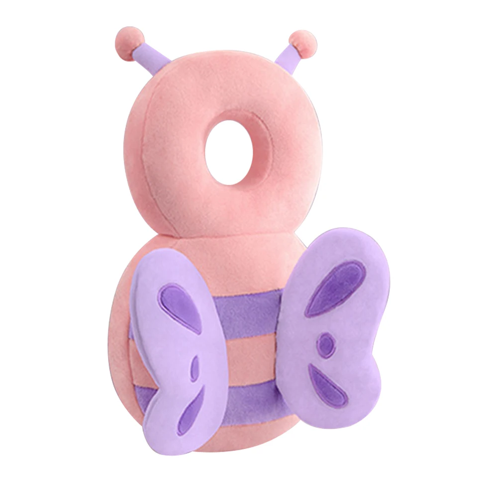 Stuffing Animal Shape Baby Back Protection Pillow Plush Walking Head Protection Backpack Anti-fall for Baby Walking & Crawling 4