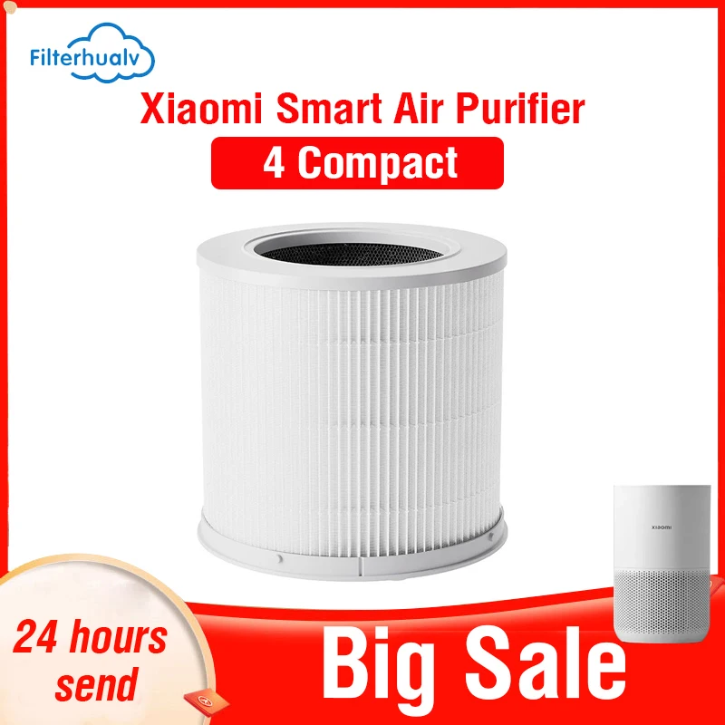 Pm2.5 Xiaomi Hepa Filter 4 Compact Xiaomi Filtro A Carbone Attivo 4 Compatto Per Xiaomi Smart Air Purifier 4 Filtro Compatto