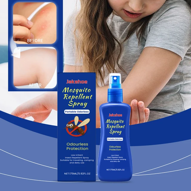 Spray Repelente de Mosquitos Vegetal | Alivio Fresco Portátil