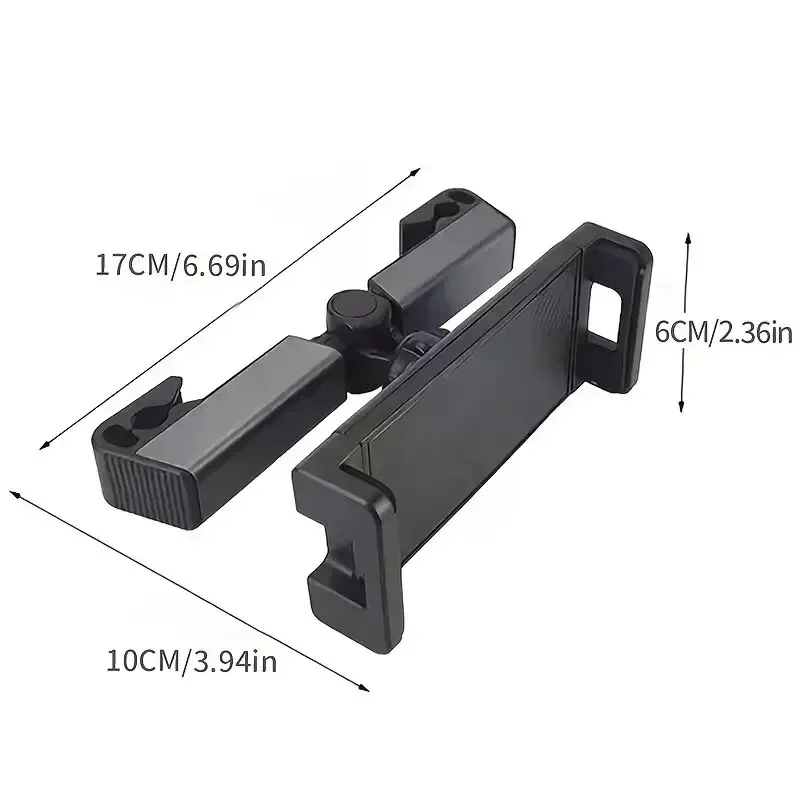 Phone Holder Telescopic Car Rear Pillow Phone Holder Mount Tablet Car Stand Seat Rear Headrest Mounting Bracket for Phone Tablet 4-12.9 Inch