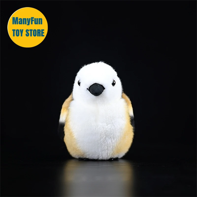 Realistic Long Tailed Tit Plush Toy Birds High Fidelity Plushie Tit Plush Toys Lifelike Animals Simulation Stuffed Toy For Kids 3