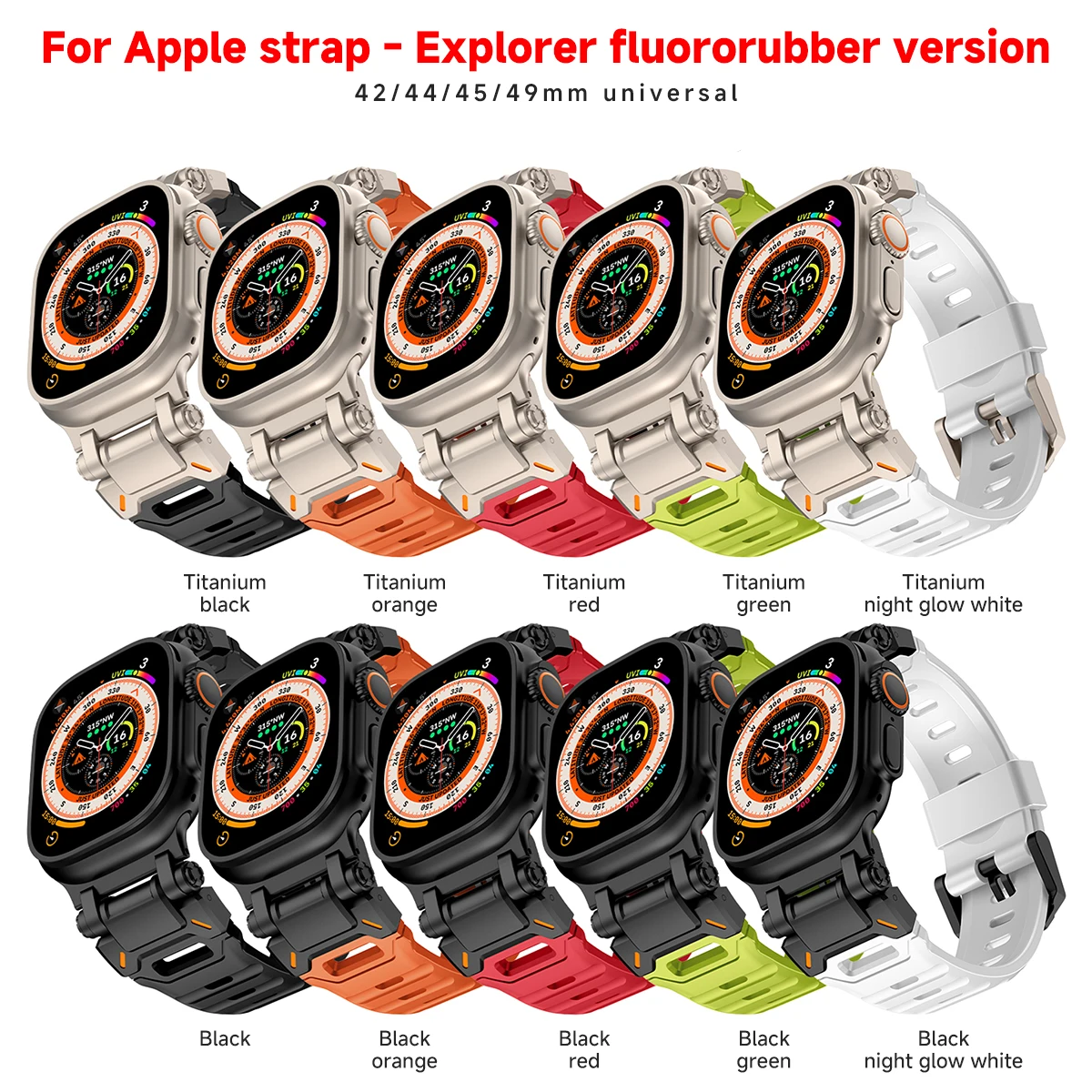 Titanium Silicone Loop Strap - Premium Sports Band