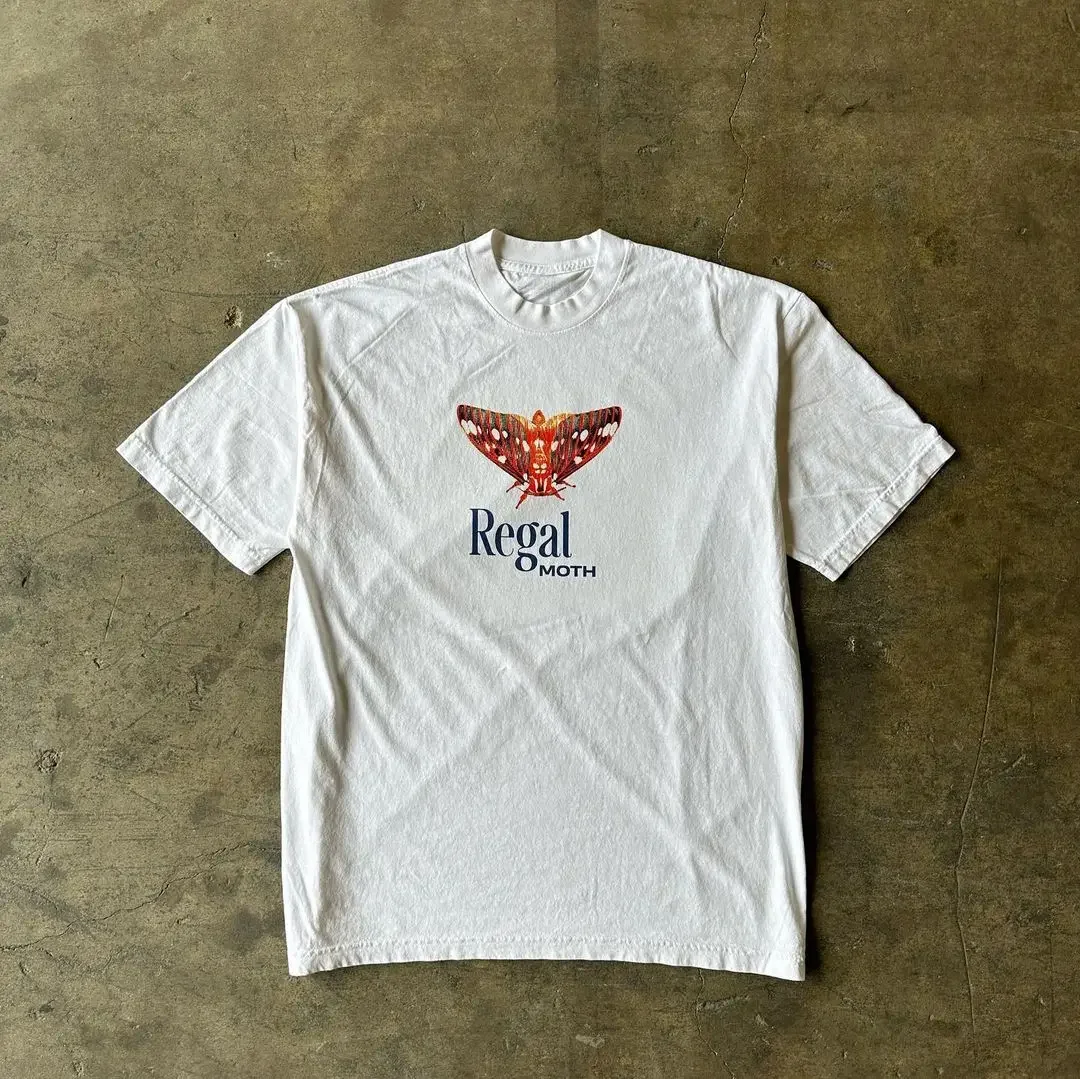 thumbnail image 1 of Camiseta de hombre Y2k, ropa urbana de verano Harajuku, estampado de gato naranja, clásica, de manga corta, ajustada, para mujer, 1 of 5