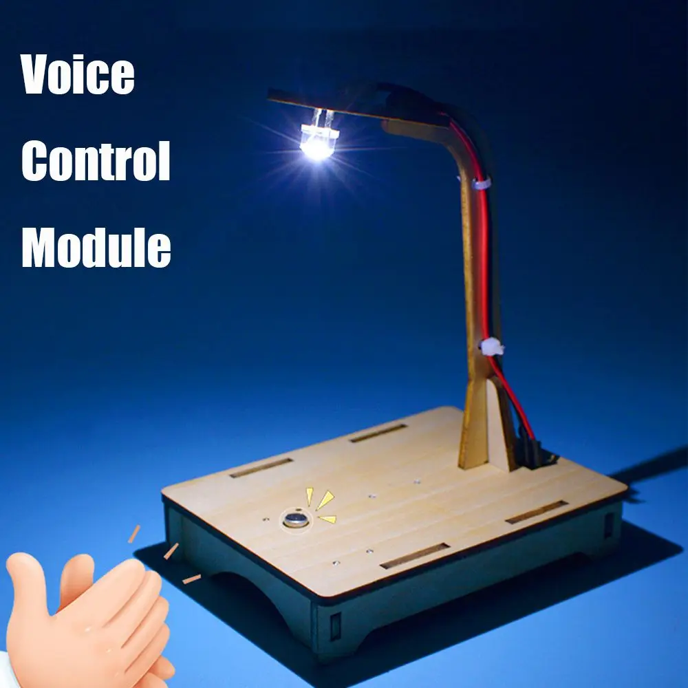 

Обучающие наборы, голосовое управление, практическое управление голосом, уличная лампа, обучение физике, настольные лампы, модель ствол игрушка
