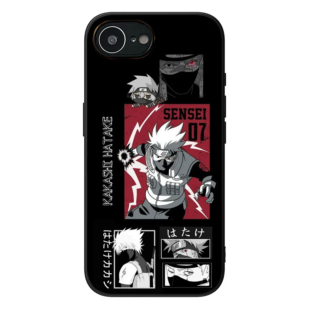 Kakashi & Sasuke Anime Design Soft Phone Cover